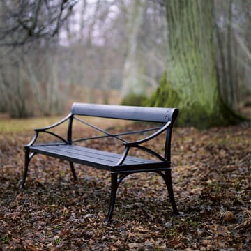 Lessebo Sofa - Mahagoni, schwarzes Gestell - Byarums bruk