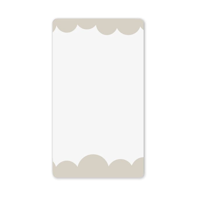 Bubbly Spiegel S 40x70 cm - Beige - Byon