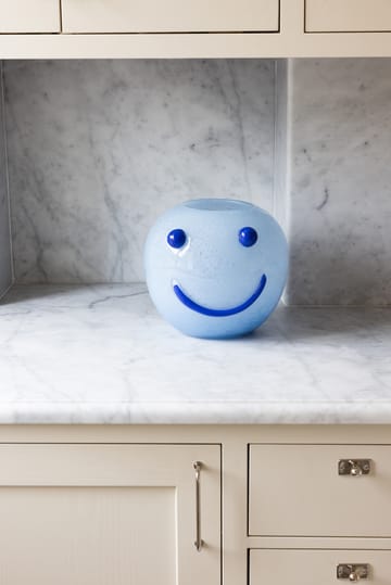 Happy Vase 25 cm - Blau - Byon