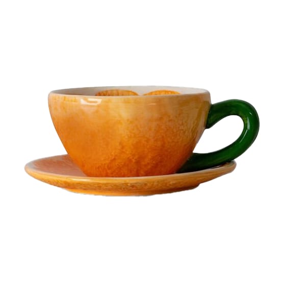 Mandarie Tasse mit Untertasse 25cl - Orange - Byon