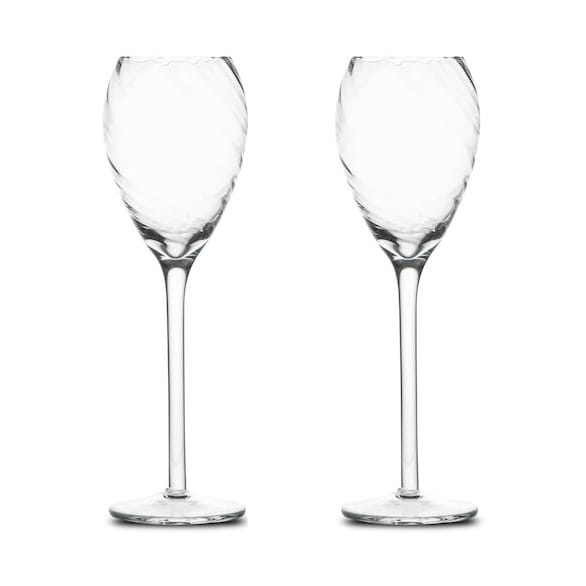 Opacity Champagnerglas 16 cl 2er-Pack, Klar Byon