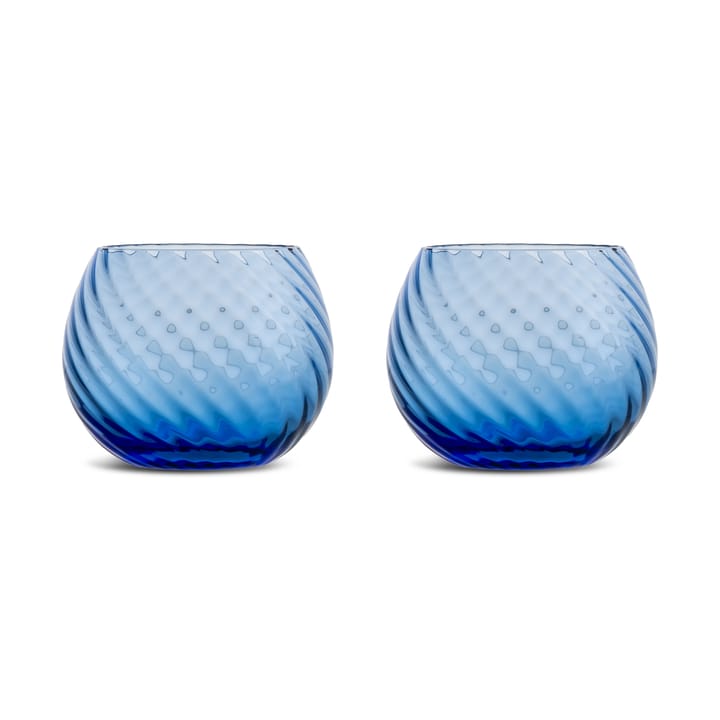 Opacity Wasserglas 22 cl 2er-Pack, Blau Byon