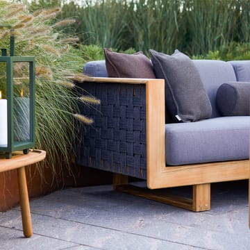 Angle Lounge-Sessel - Dark Grey, Teak - Cane-line