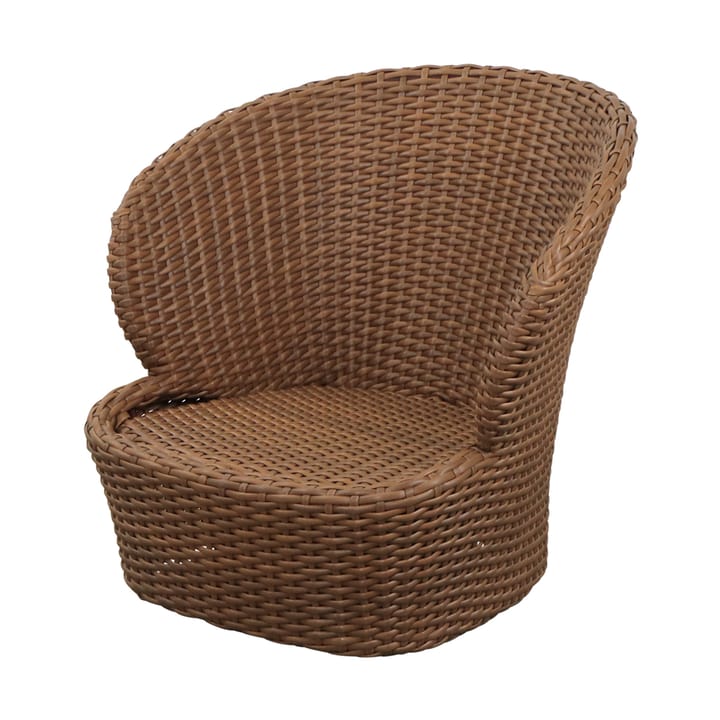 Coast Lounge-Stuhl swivel - Umber brown (Flat Weave) - Cane-line