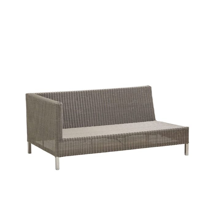 Connect Modulsofa - 2-Sitzer Taupe, rechts - Cane-line