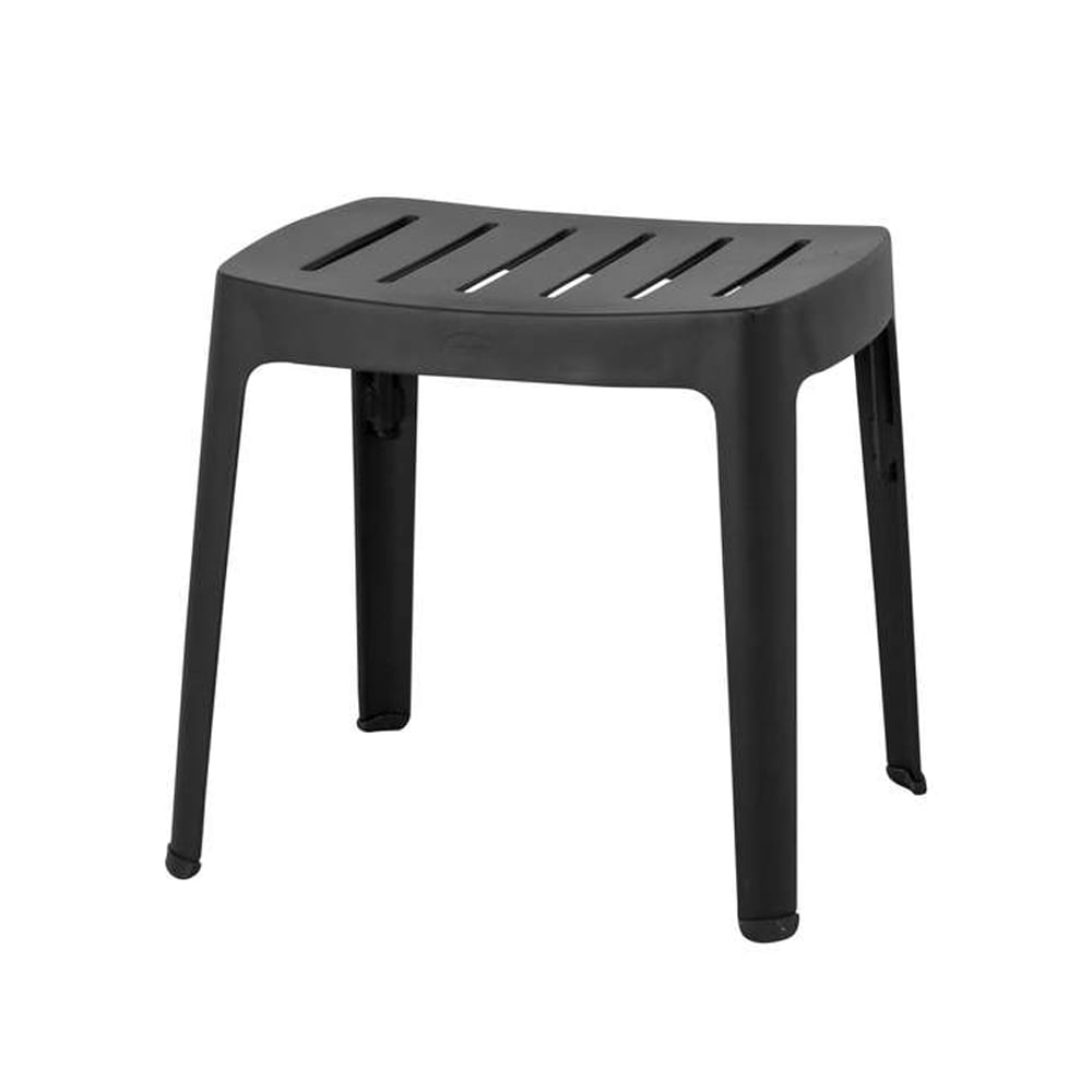 Cane-line Cut Hocker Black, Aluminium