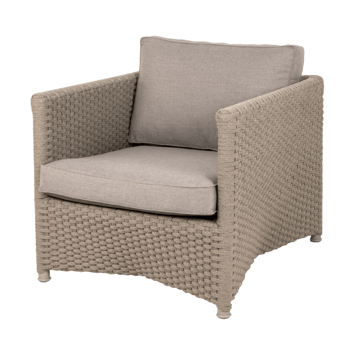 Cane-line Diamand Lounge-Sessel Soft Rope Cane-Line Matt Taupe