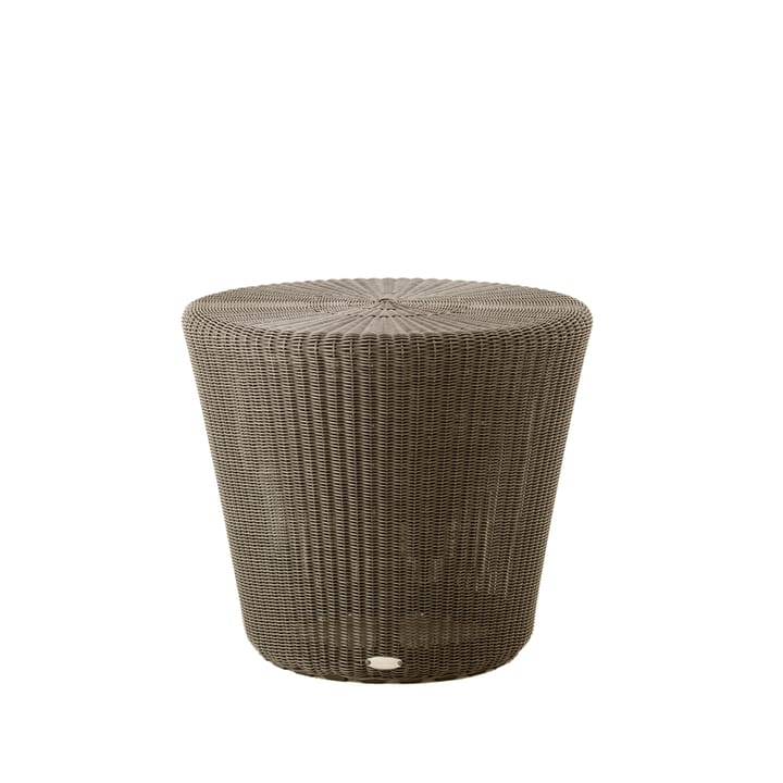 Kingston Tisch/Fußhocker Ø46 cm - Mocca - Cane-line