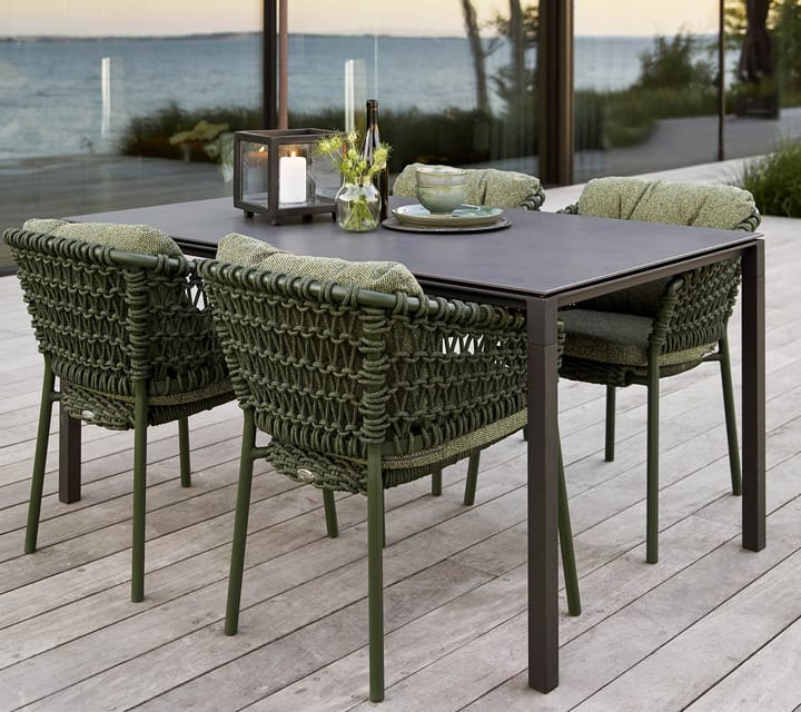 Ocean/Basket/Moments Stuhlkissen-Set, Wove Dark Green Cane-line