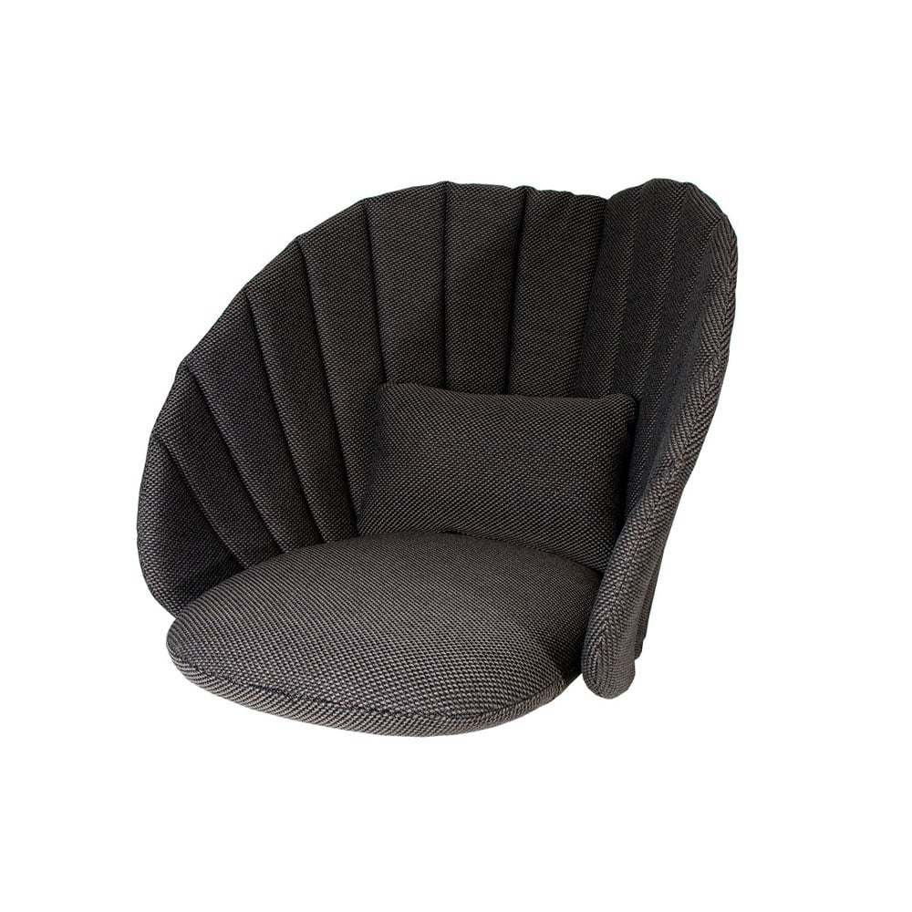 Cane-line Peacock Lounge-Sesselkissen Cane-Line Focus Dark Grey