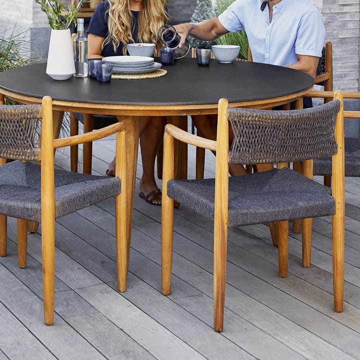 Royal Stuhl - Dark Grey, teak - Cane-line