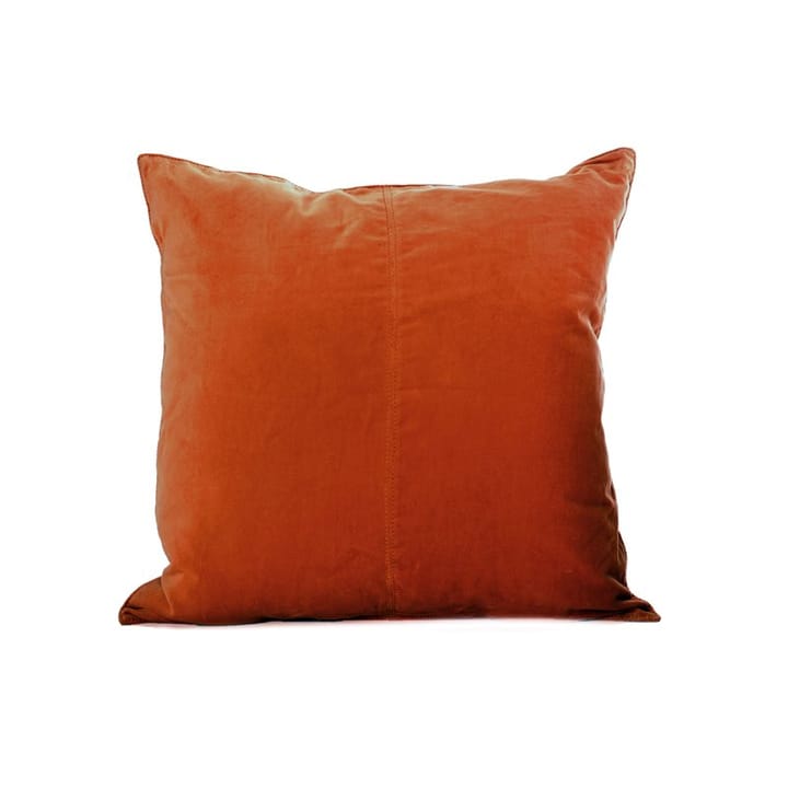 Velvet Collection Kissenbezug 50x50 cm - Cognac - Ceannis