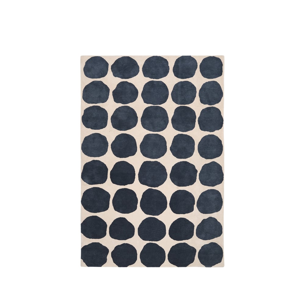 Chhatwal & Jonsson Big Dots Teppich Light khaki/blue melange, 180 x 270cm