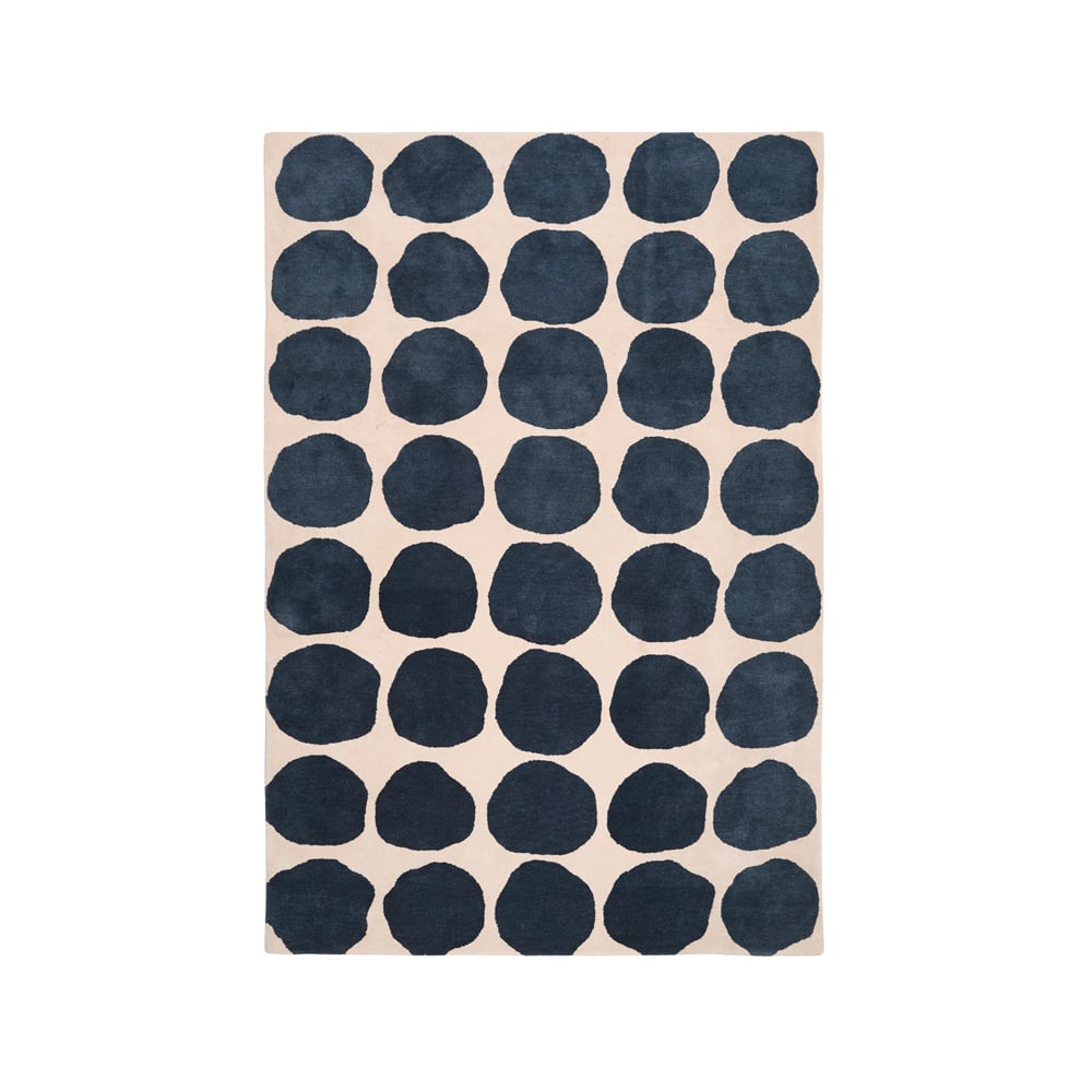 Chhatwal & Jonsson Big Dots Teppich Light khaki/blue melange, 230 x 320cm