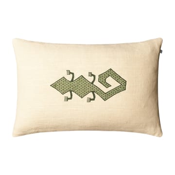 Gecko Kissenbezug 60 x 40cm - Light beige-cactus green - Chhatwal & Jonsson