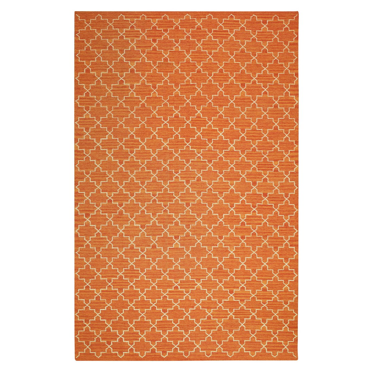 Chhatwal & Jonsson New Geometric Teppich 180 x 272cm Orange melange-off white