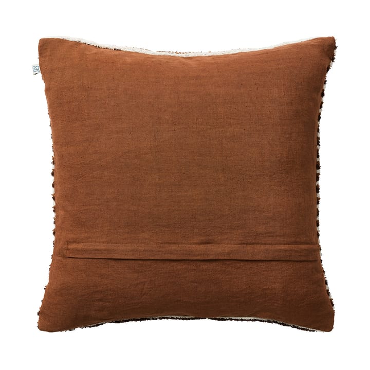 Raipur Kissenbezug 50 x 50cm, Cognac-Brown-Off White Chhatwal & Jonsson