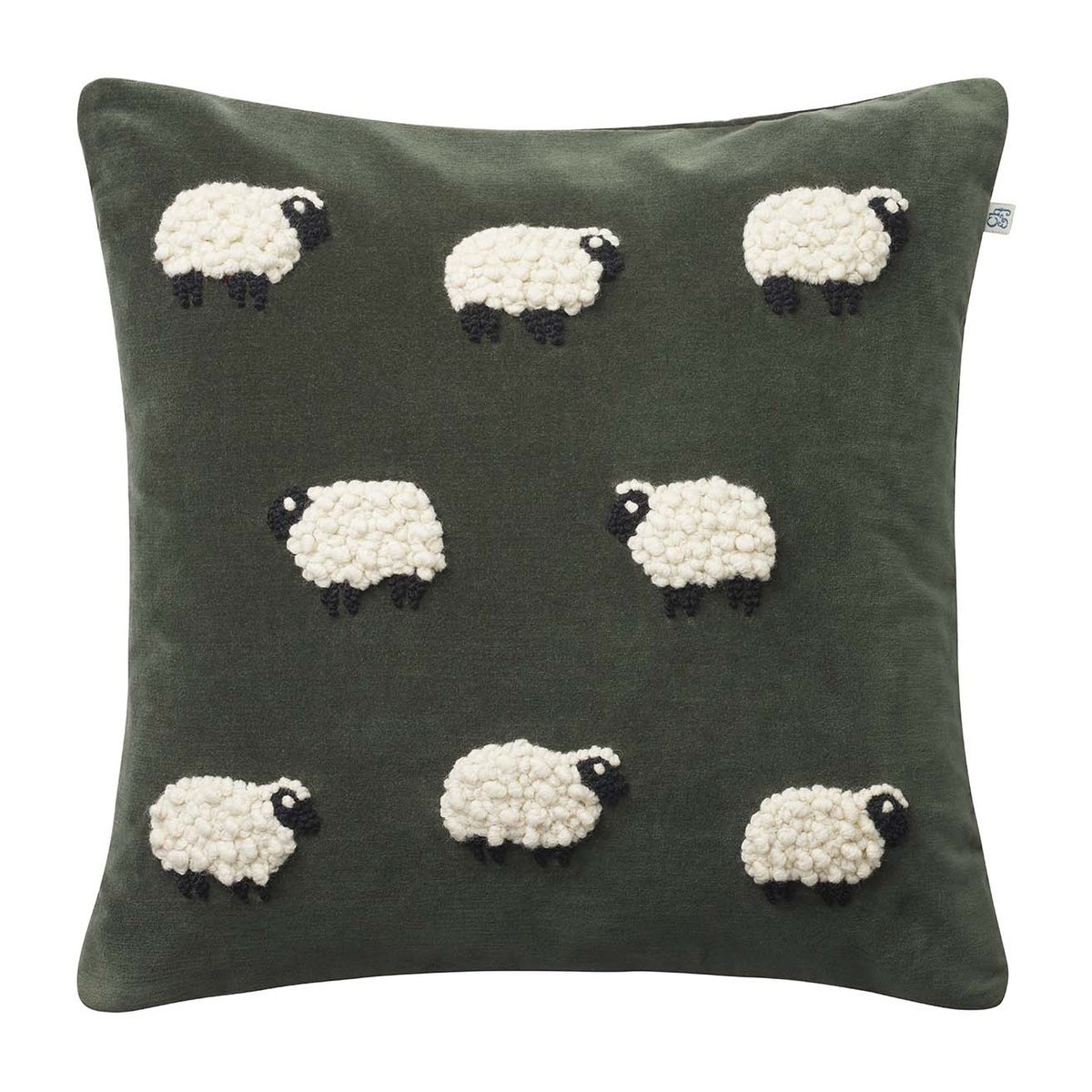 Chhatwal & Jonsson Sheep Kissenbezug 50 x 50 cm Forest Green