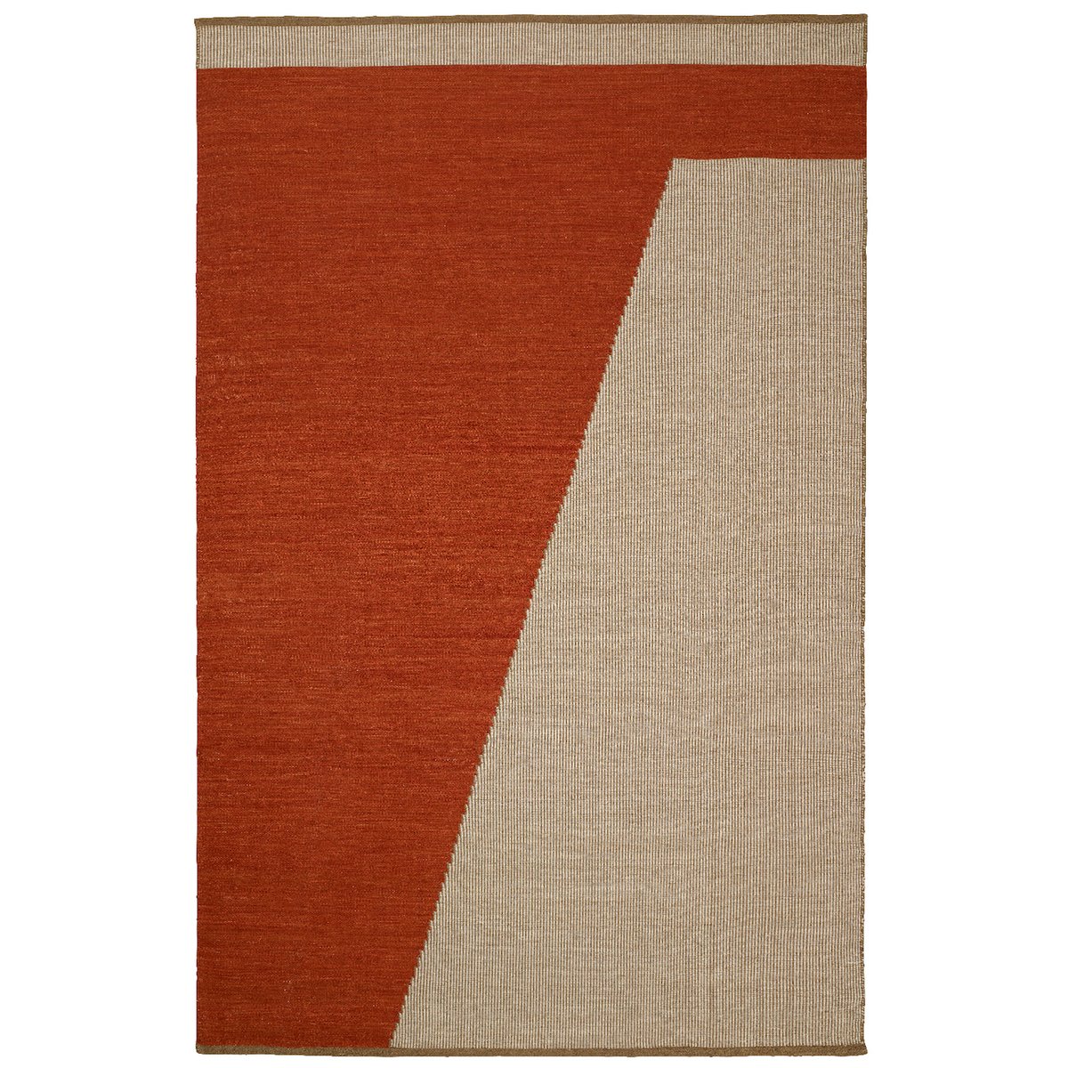 Chhatwal & Jonsson Una Wollteppich 230 x 320cm Rust-beige-off white