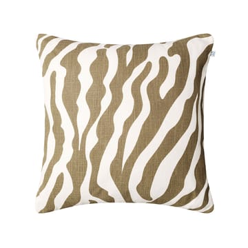 Zebra Outdoor Kissen 50 x 50 cm - Shitake/off white - Chhatwal & Jonsson