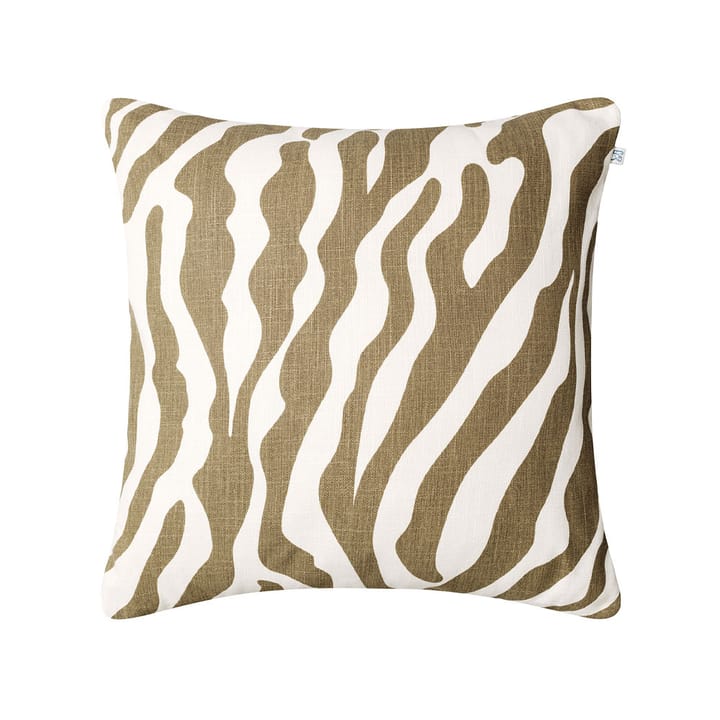 Zebra Outdoor Kissen 50 x 50 cm - Shitake/off white - Chhatwal & Jonsson