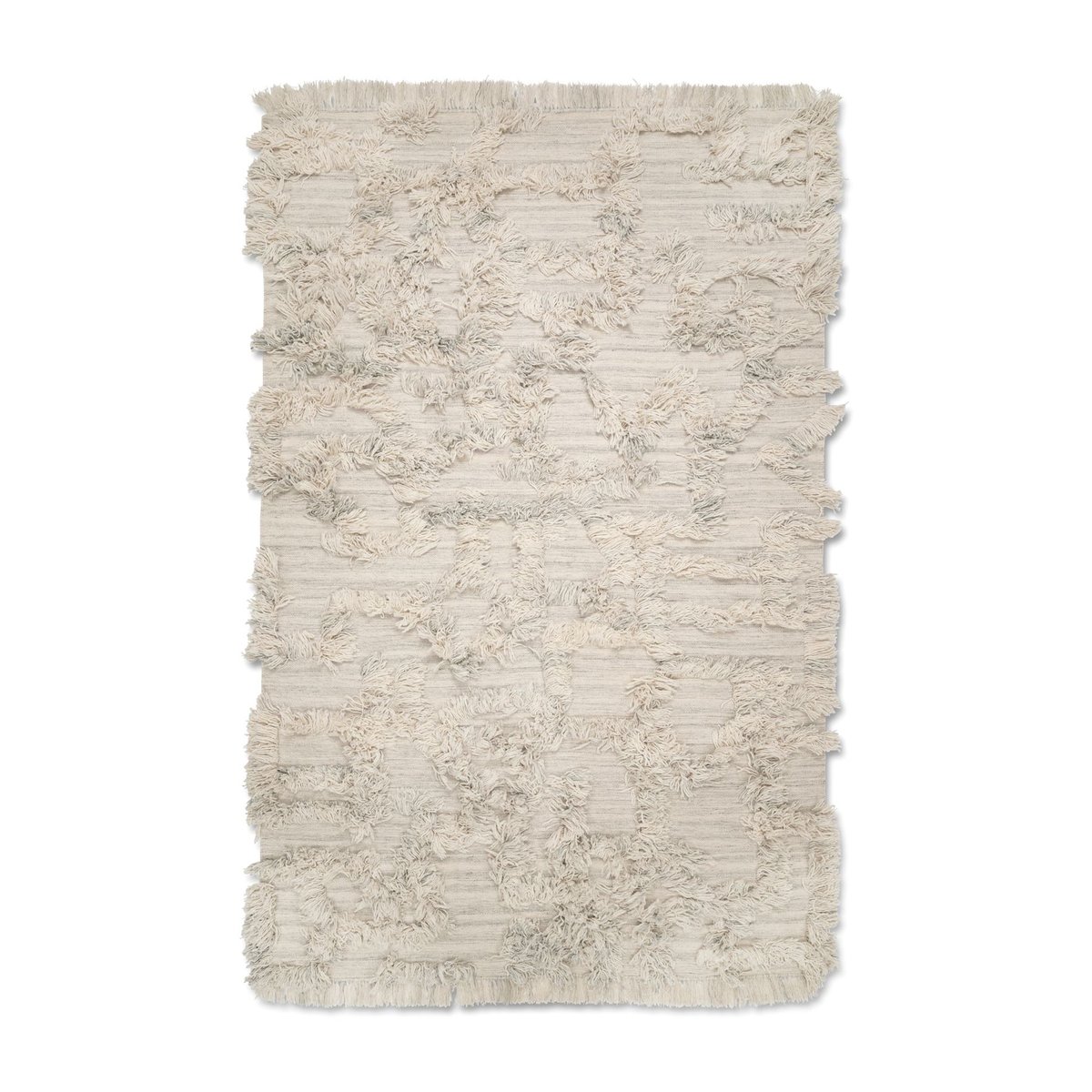 Classic Collection Rio Wollteppich 170 x 230cm Ivory melange