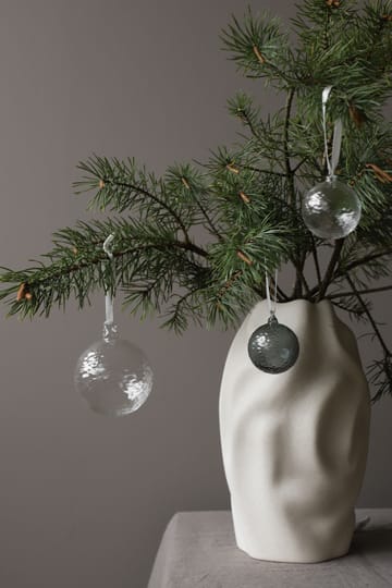 Gry Marble Weihnachtskugel Ø5 cm - Clear - Cooee Design