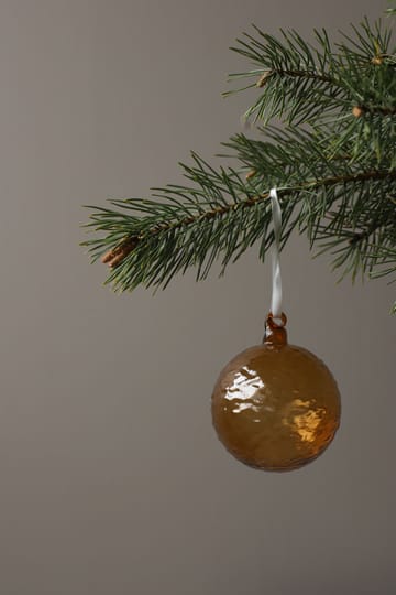 Gry Marble Weihnachtskugel Ø5 cm - Cognac - Cooee Design