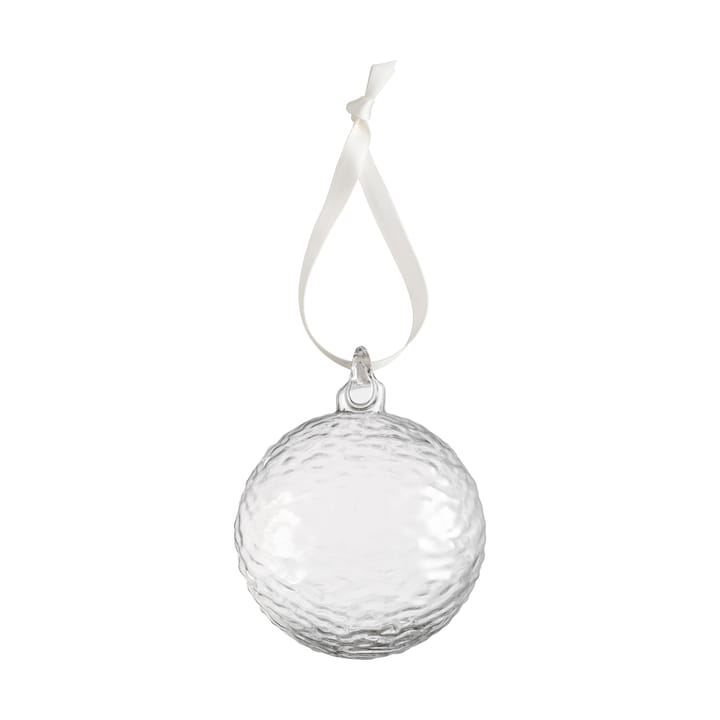 Gry Marble Weihnachtskugel Ø8 cm - Clear - Cooee Design