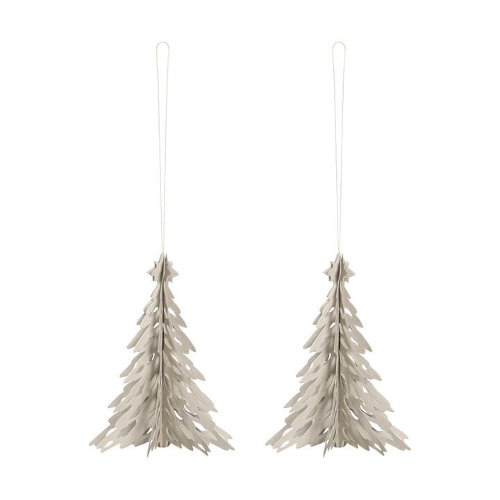 Paper Pinetree Dekorationsanhänger 2er Pack - Sand - Cooee Design