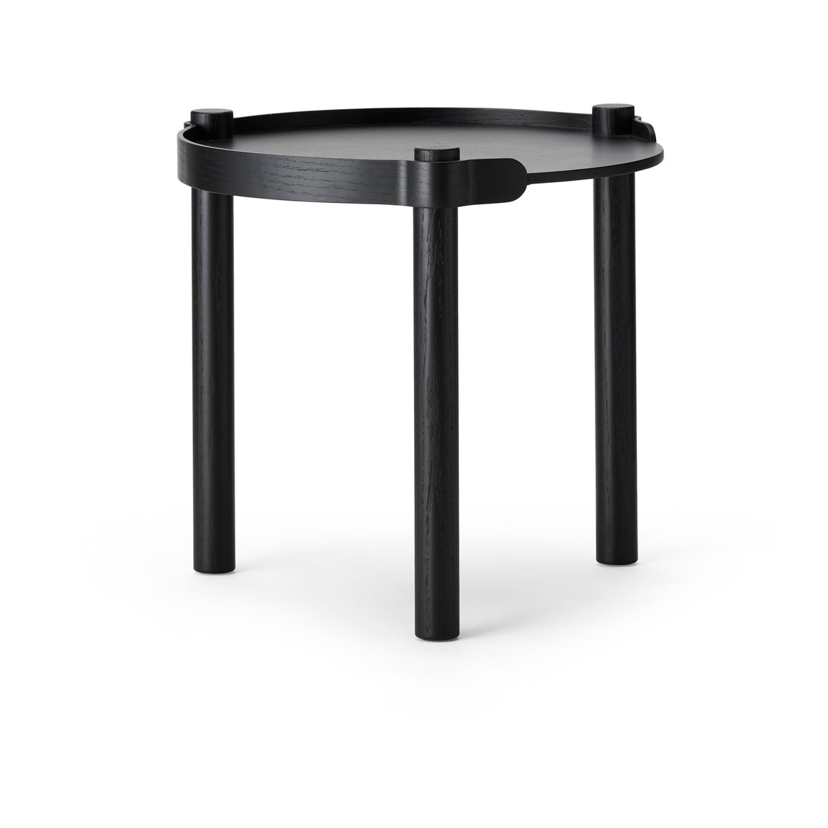 Cooee Design Woody Tisch Ø45cm Black stained oak