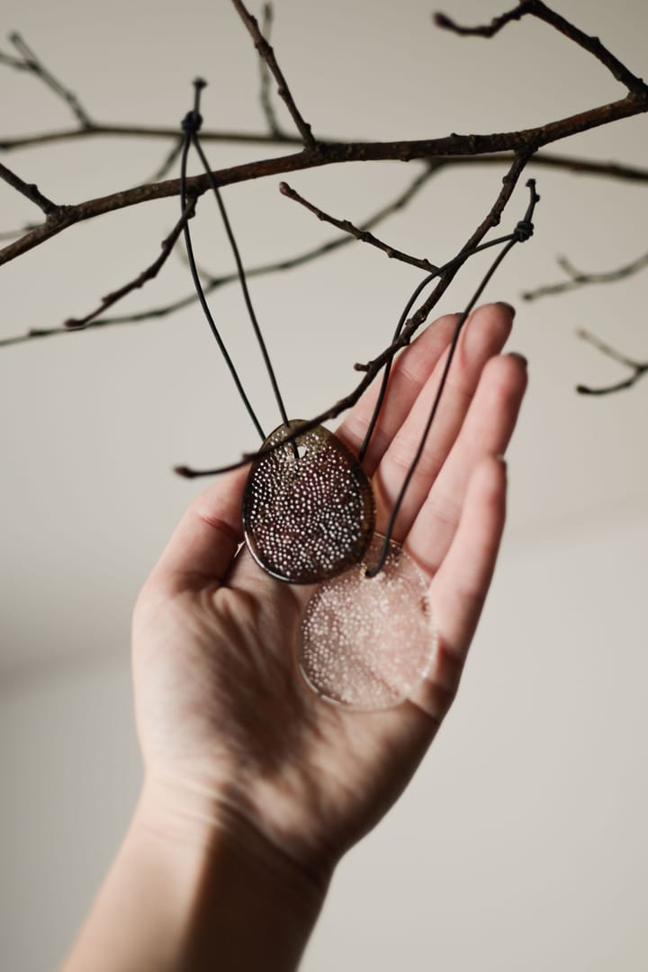 Airy hanging egg Dekoanhänger, Brown DBKD