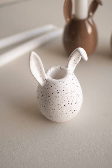 Rabbit Kerzenständer 13 cm - White dot - DBKD