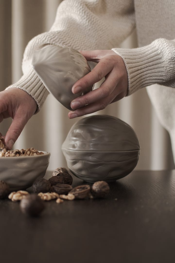 Walnut Schale mit Deckel - Dust - DBKD