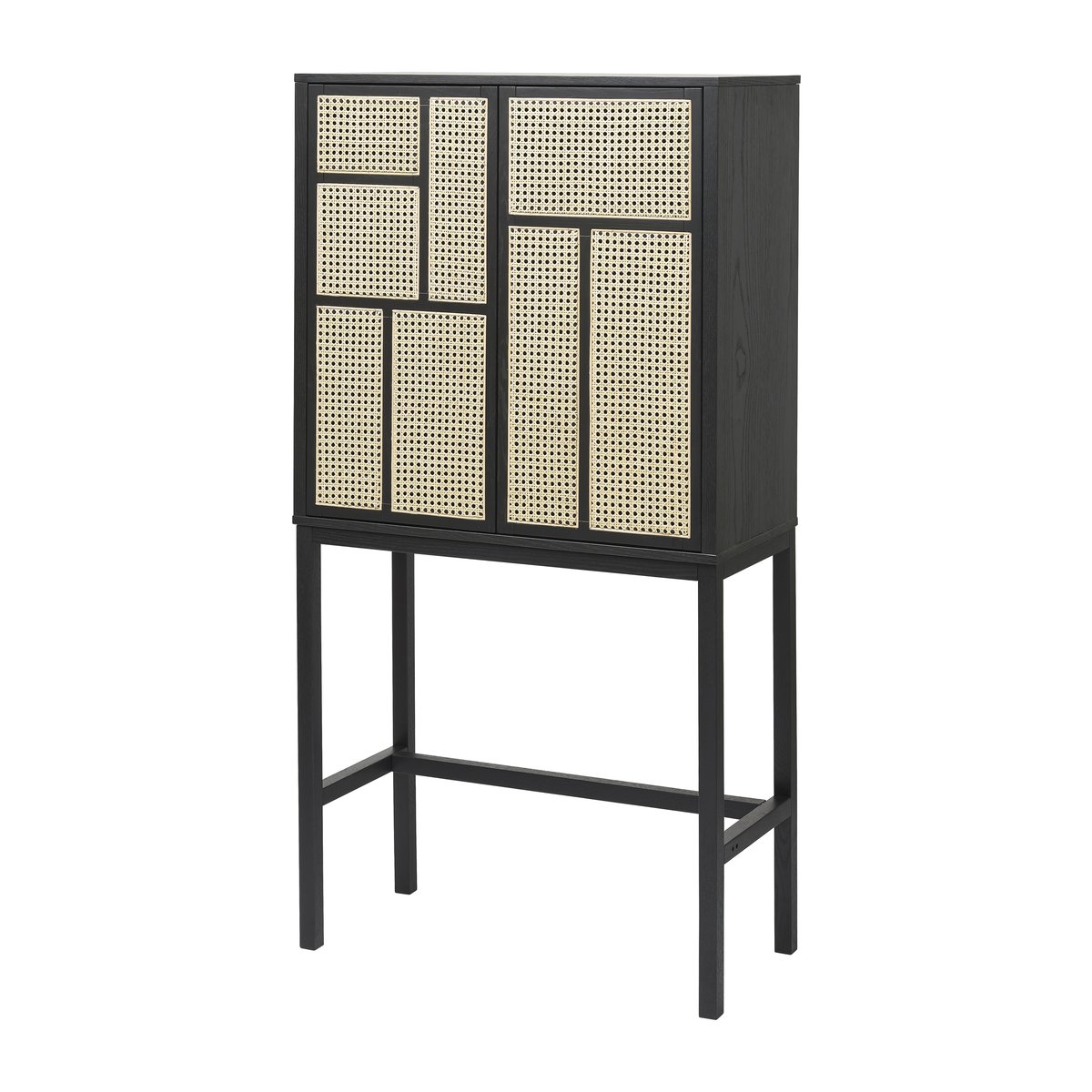 Design House Stockholm Air Vitrine Schwarz, Rattan