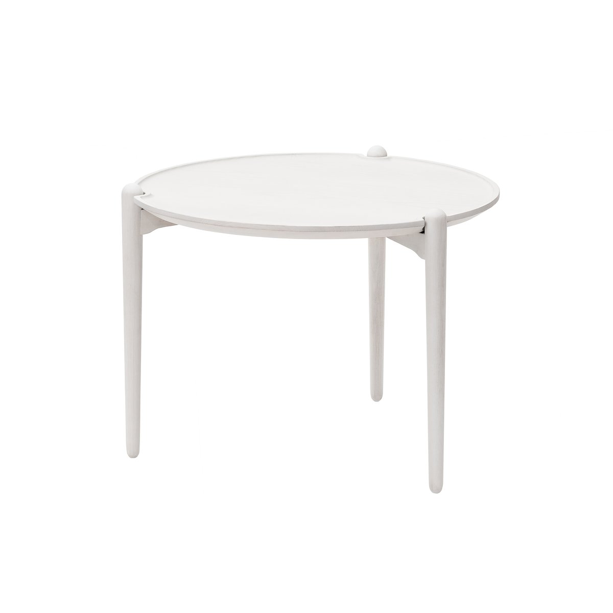 Design House Stockholm Aria Beistelltisch hoch 46cm Weiß