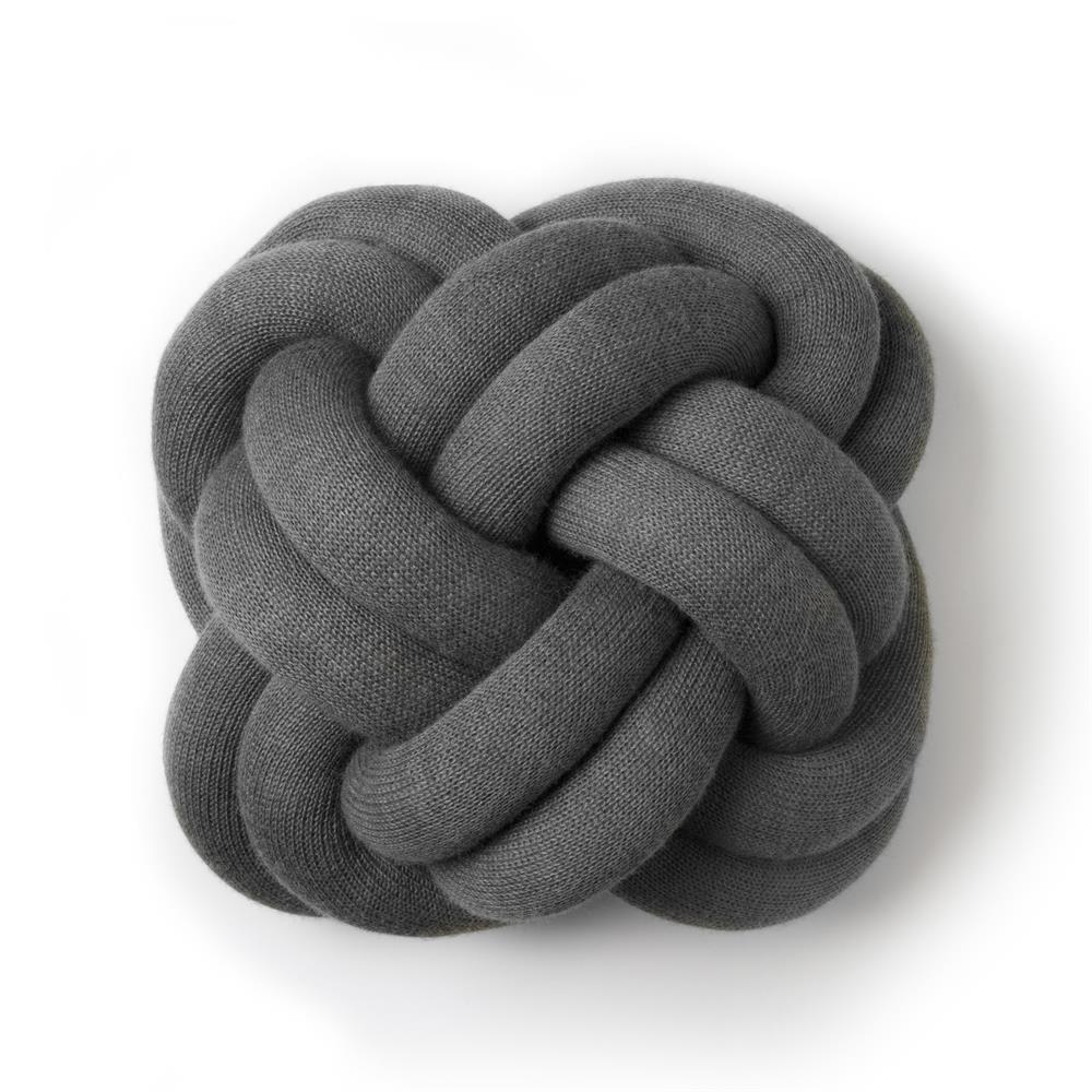 Design House Stockholm Knot Kissen Grau