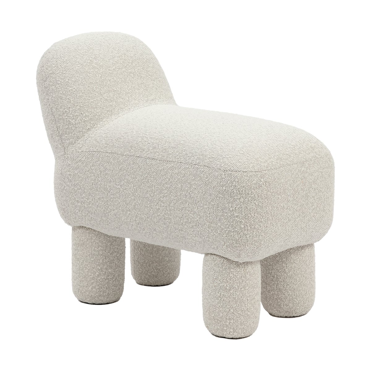 Design House Stockholm Lulu Pouf 36 x 65cm Cream