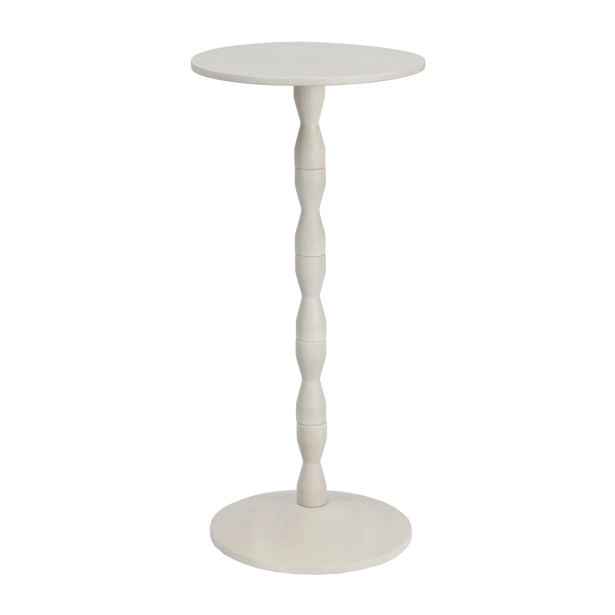 Design House Stockholm Pedestal Tisch Ø31 x 67,5cm Stained white grey