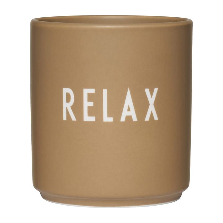 Design Letters Lieblingsbecher 25cl - Rela x -camel - Design Letters