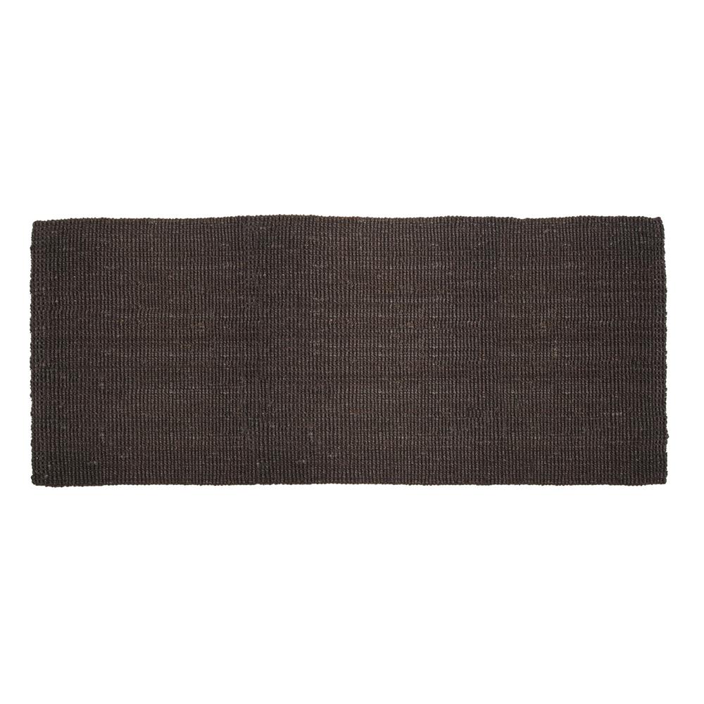 Dixie Jute Fußabtreter schwarz 80 x 180cm