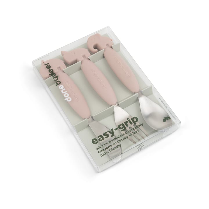 Deer Friends Easy-grip Besteckset 3 Teile, Powder Done by deer