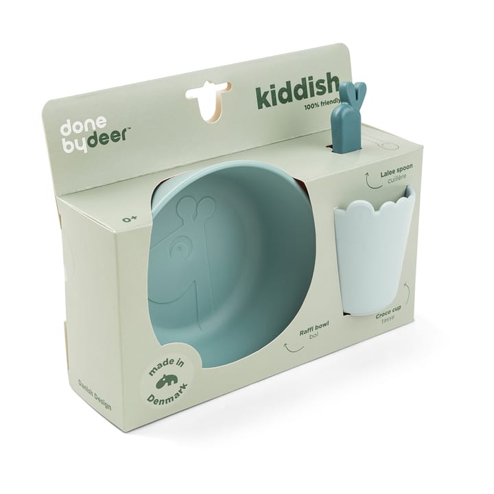 Kiddish Fist Meal Serviceset 3 Teile, Blue Done by deer