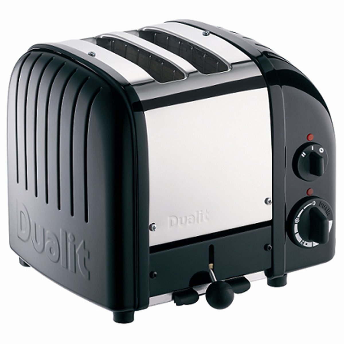 Dualit Toaster Classic 2 Scheiben Schwarz glänzend