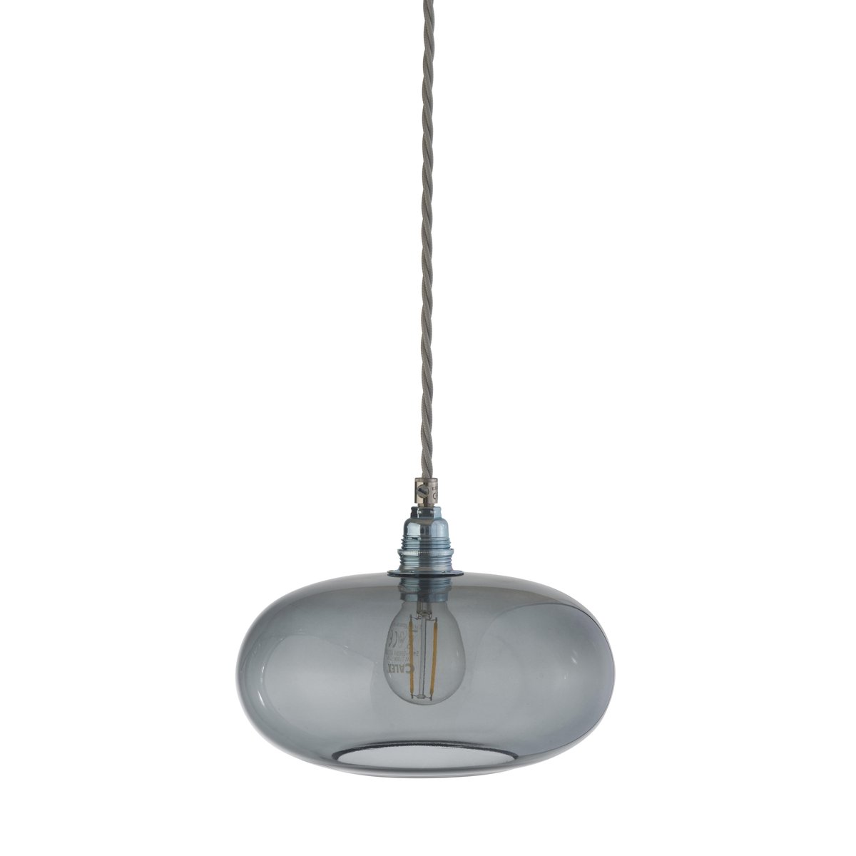 EBB & FLOW Horizon Pendelleuchte Ø 21cm Smokey grey