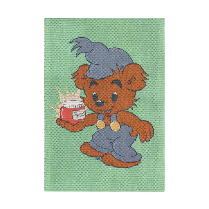 Bamse Küchentuch 35x50 cm - Blau-grün - Ekelund Linneväveri