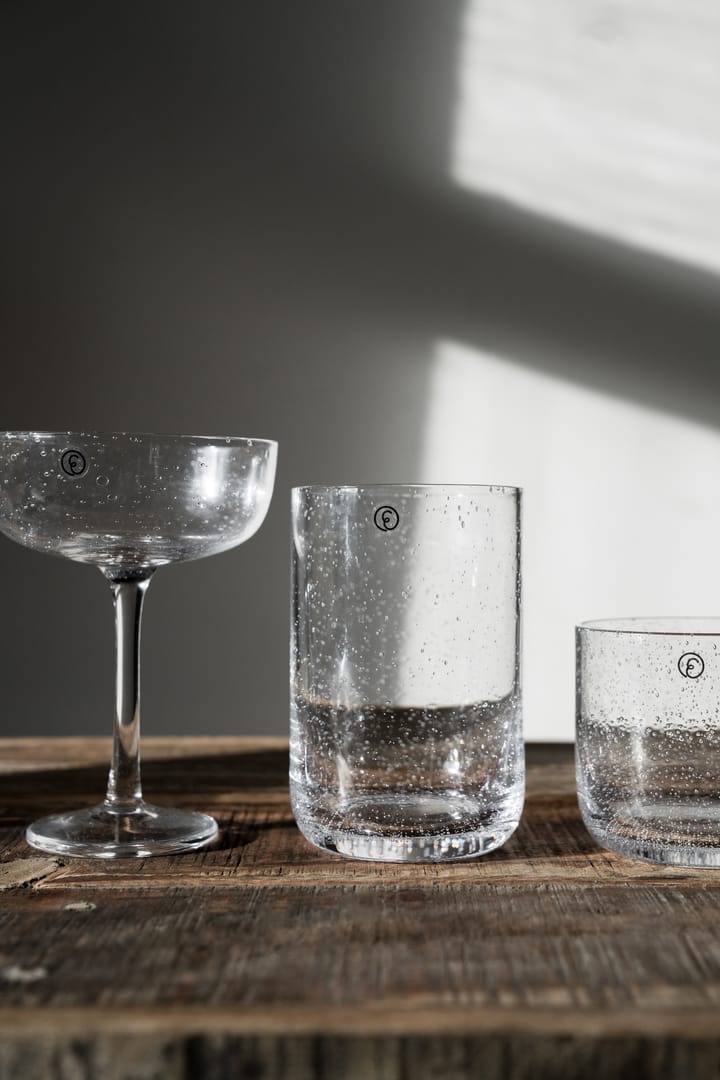 Ernst Coupéglas Glas mit Blasen 20 cl 2er-Pack, Klar ERNST