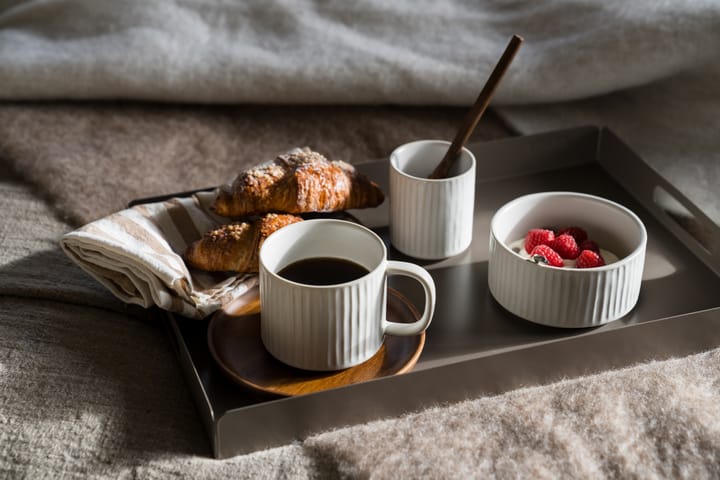 Ernst Tasse gerillt 26 cl, Naturweiß ERNST