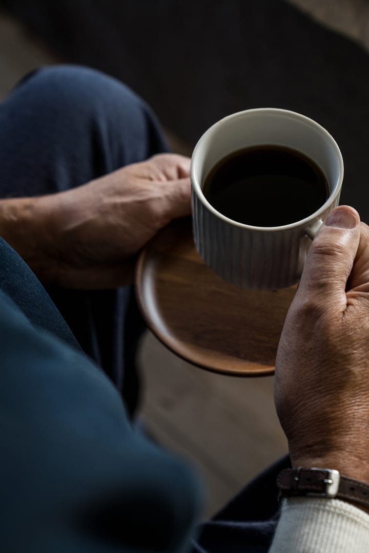 Ernst Tasse gerillt 26 cl, Naturweiß ERNST