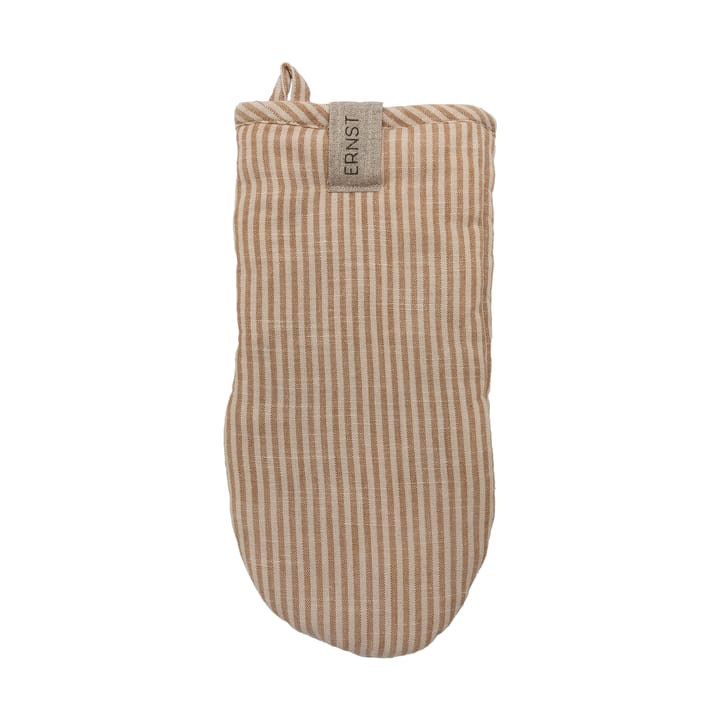 Ernst Topflappen gestreift, Kola-beige ERNST